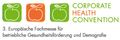 Logo Corporate Health Convention 2012 in Stuttgart, Quelle: spring Messe Management GmbH & Co. KG